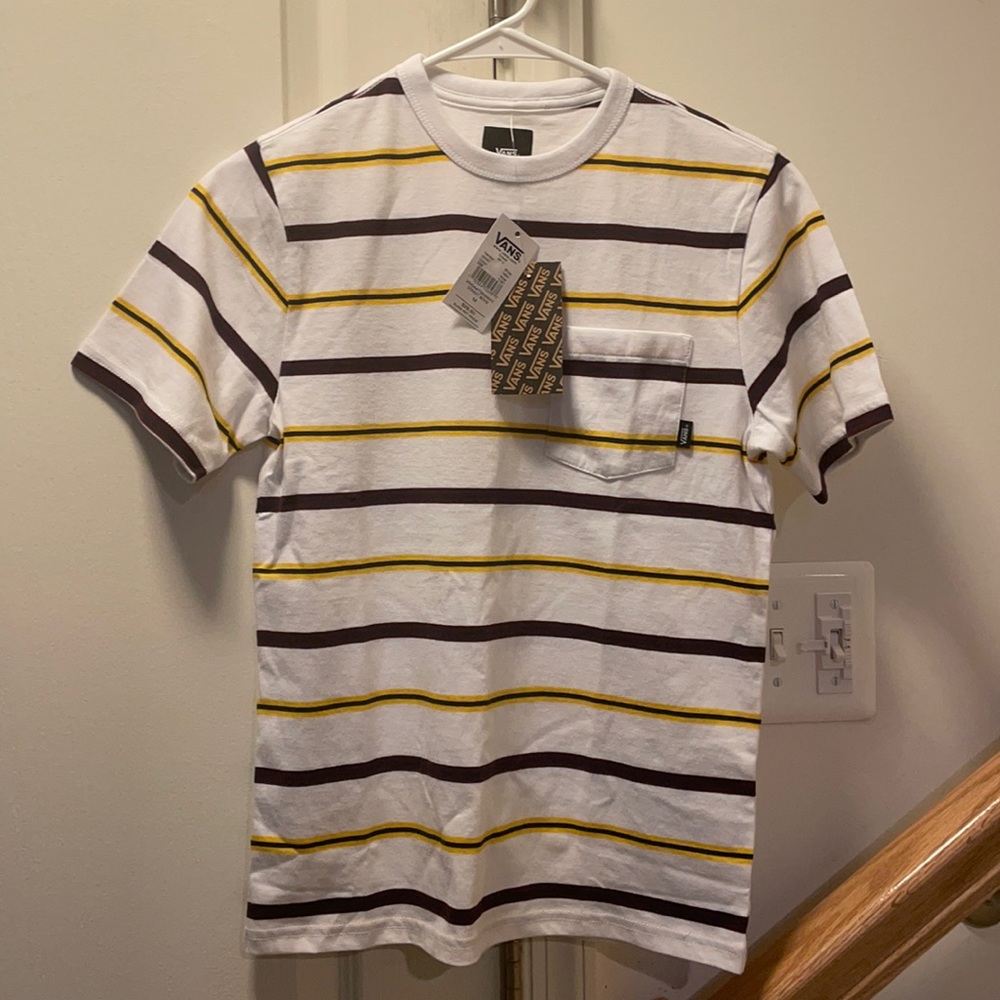 Vans striped T-shirt Boys size Medium